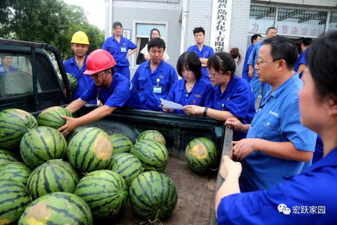 連石化工工會開展“夏送清涼”活動